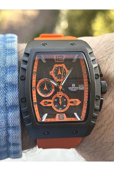 Naviforce NEW MODEL NAVIFORCE CHRONOMETER CALENDAR SPORT MEN'S WRISTWATCH