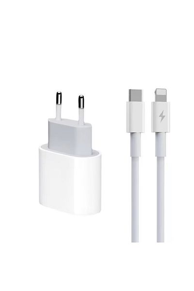 OEM Încărcător pentru iPhone 14/13/12/11/iPad/AirPods compatibil, cablu USB-C Lightning, încărcare rapidă 25W