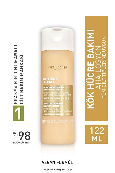 Yves Rocher Tüm Cilt Tiplerine Uygun Yenileyici Yaşlanma Karşıtı Kompleks Bakım Losyonu 122ML