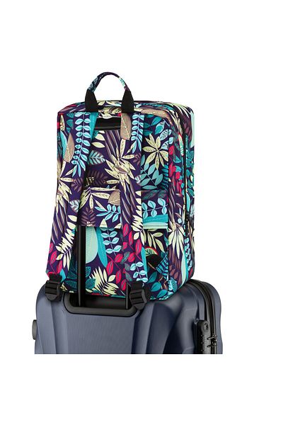 zagatto Travel Backpack, ®, Multicolor, 20l, Trolley Strap, Waterproof, Cabin Size, Zg891