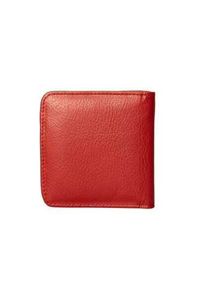 TORO NERO Women's wallet made of genuine leather, red Eva