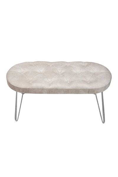 Zem Louca Bench, Kırık Beyaz Silver