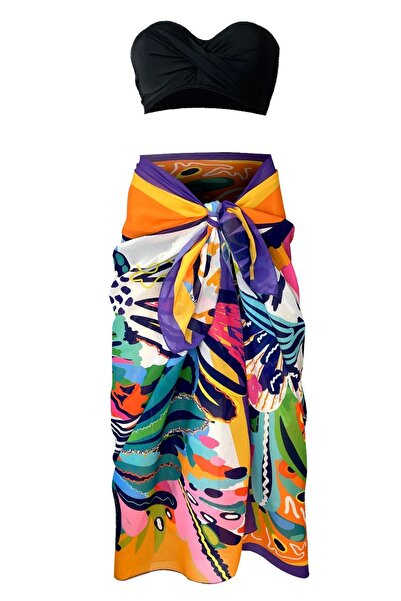 Bolder Shelly Chiffon Lilac Flower Pareo (150*100 cm)