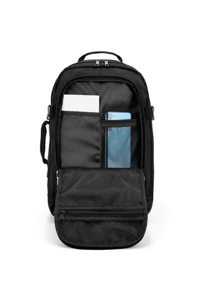 zagatto Σακίδιο πλάτης ταξιδιού, γκρι, χειραποσκευή καμπίνας, 40x20x25 cm, Wizz Air/ Ryanair, 10kg, ZG912