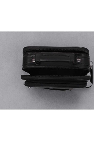 Liva Genuine Leather Steel Case Men's Hand and Shoulder Bag (Medium Size)