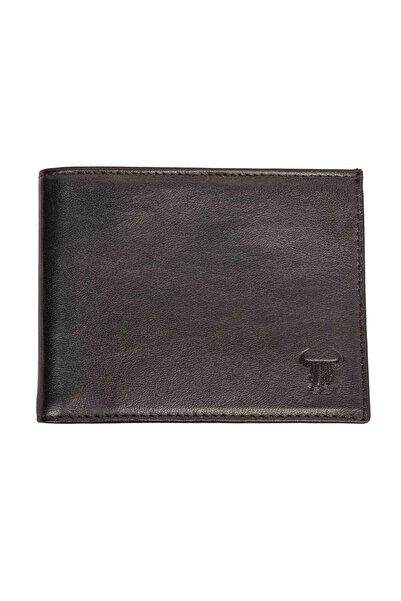 TORO NERO Men's wallet made of black genuine leather Wall