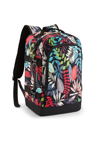 zagatto Travel Backpack, ®, Multicolor, 20l, Suitcase Opening, Trolley Strap, Mesh Straps, Zg916