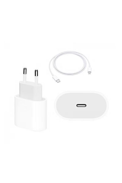 OEM Încărcător rapid de 20W și cablu de date USB-C Lightning cu încărcare rapidă de 1 m, compatibil cu Apple iPhone