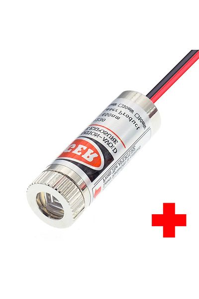 Choice Cross 650nm 5mw Red Point / Line / Cross Laser Module Head Glass Lens Focusable Focus Adjustable Las