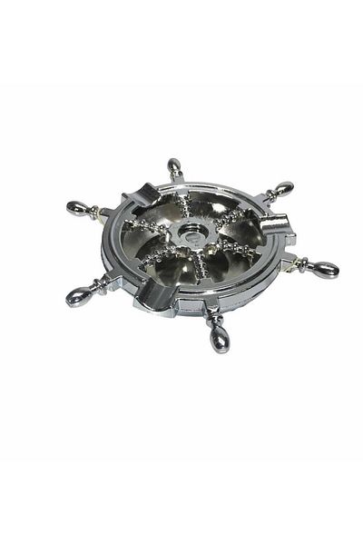 Ünsal Showroom Rudder Ashtray Cast Chrome