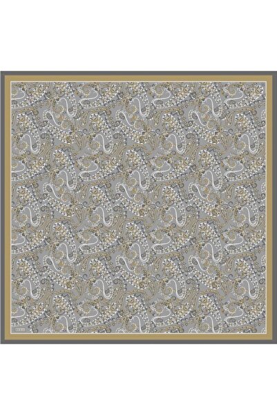 Belli Κασκόλ Pure Silk 4101D (Twill Silk) 90 x 90 Γκρι