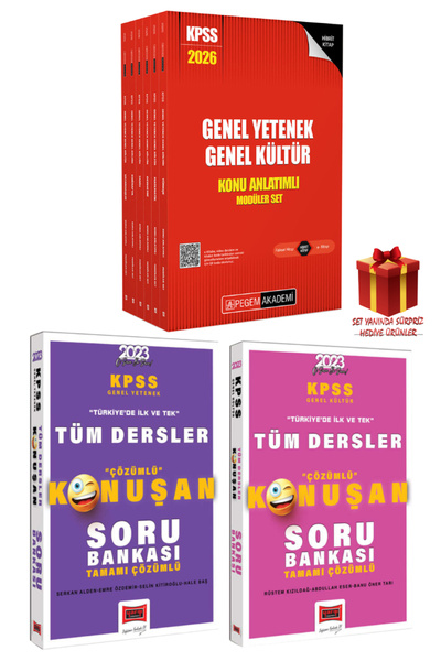 Pegem Akademi Yayıncılık 2026 Pegem GYGK Konu Anlatım Modüler Set+GY Soru Ban...