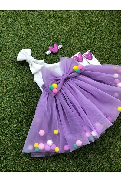 Kokosh kidss Girl's Tutu Skirt Set with Pompom