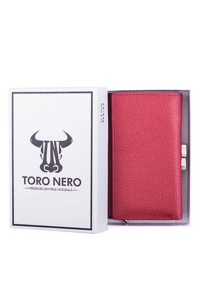 Toro Nero Lady in red women's wallet