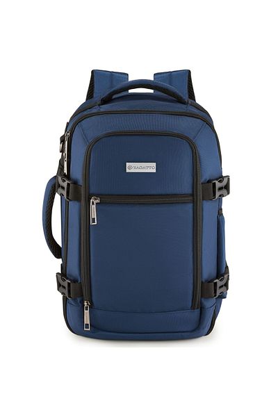 zagatto Hand Luggage Backpack ®, Blue, 40x20x25 Cm, Waterproof, Airline Fit, Zg921