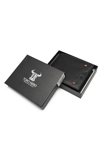 Toro Nero Men's wallet made of genuine leather Tricolor