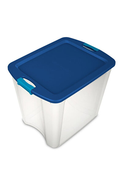 Sterilite Latch and Carry Storage Tote with Latching Lid 98 Liter