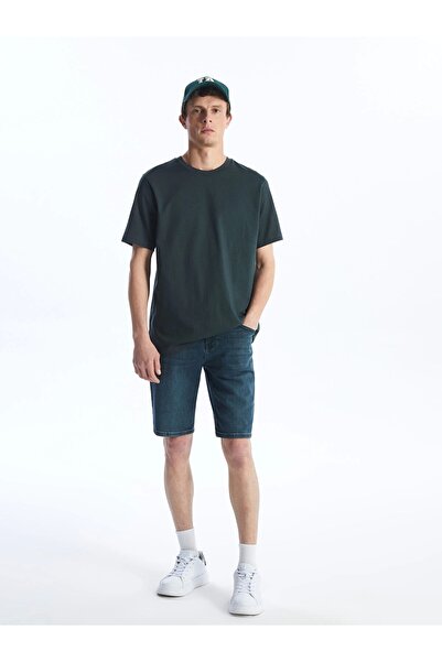 LC Waikiki Ανδρικό τζιν σορτς LCW Jeans Indigo Slim Fit