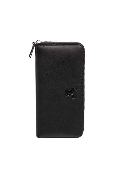 Toro Nero Women's wallet made of genuine leather, black, Arya