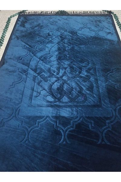 SURMARİ Luxury Velvet Prayer Rug-Prayer Mat Non-Painful Patterned Soft 80X120 Gift