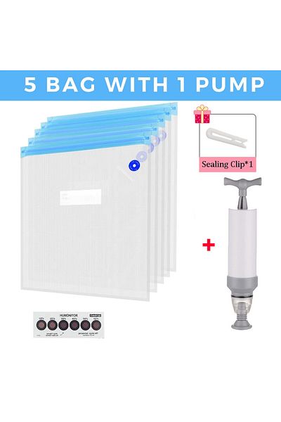 Choice 5 bag -1 pump 20/1 Bag Filament Storage Vacuum Bag 3D Printer PLA/ABS/TPU Filament Dryer Safekeeping