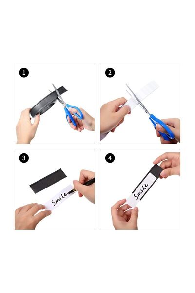 Hobialem Channel Label Strip Magnet Magnet, Shelf Magnet, Width 30cm, Length 1 Meter,