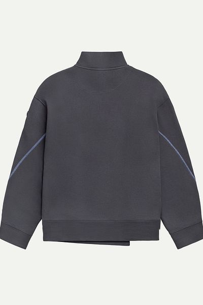 KAFT Φούτερ Unisex με μισό φερμουάρ - Ploid - Plum