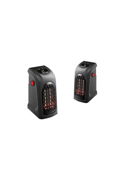 MNMYSTYLE Ventilator de perete, putere 400 W, programabil 12 ore, temperatură 15 - 32 °C, afișaj LED, negru
