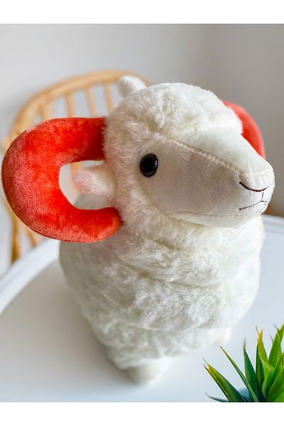 PoppyPlays Goat Plush Toy - L Seat Decoration Pillow