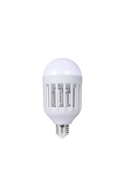 MNMYSTYLE Bec LED anti-insecte, rază de acțiune 40m², soclu E27, lumină albă, sigur pentru sănătate, alb
