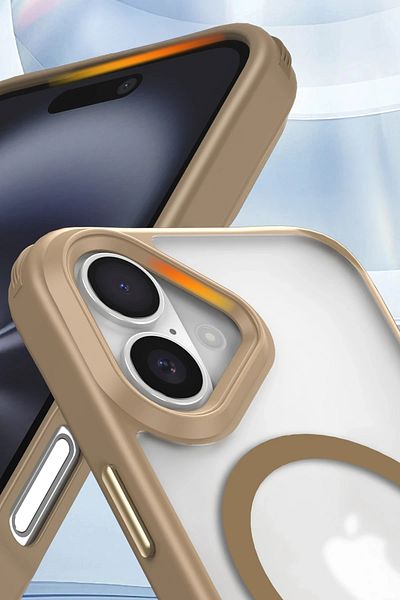 NewFace iPhone 16 Case Enka Magsafe Silicone Case - Titan Gray Hnzrn