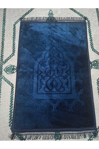 SURMARİ Luxury Velvet Prayer Rug-Prayer Mat Non-Painful Patterned Soft 80X120 Gift