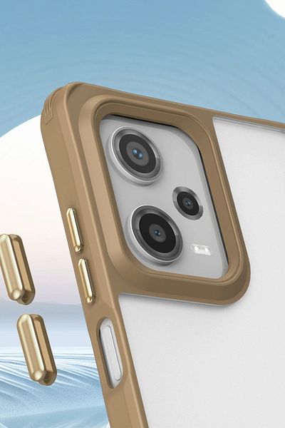 NewFace حافظة Redmi Note 12 Pro المتوافقة مع 5G حافظة سيليكون بنتا - شفافة Drstr