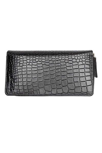 Toro Nero Women's wallet made of genuine leather, black Gia, RFID protection