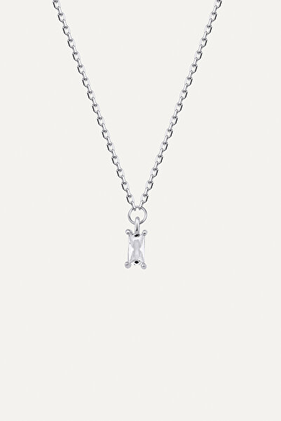 Gimora Clara Baget Gümüş Kolye