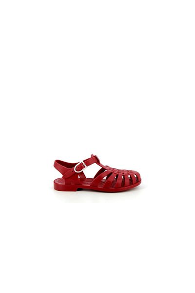 MEDUSE Sunmif Mat Rouge Fonce - Matte Burgundy Women's Sandals