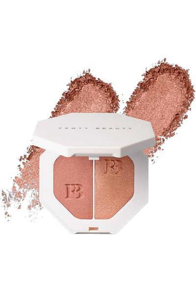 FENTY BEAUTY Fenty Killawatt Highlighter Ginger Binge/Moscow Mule – Copper Glow Duo for Radiant Skin, 3.6g
