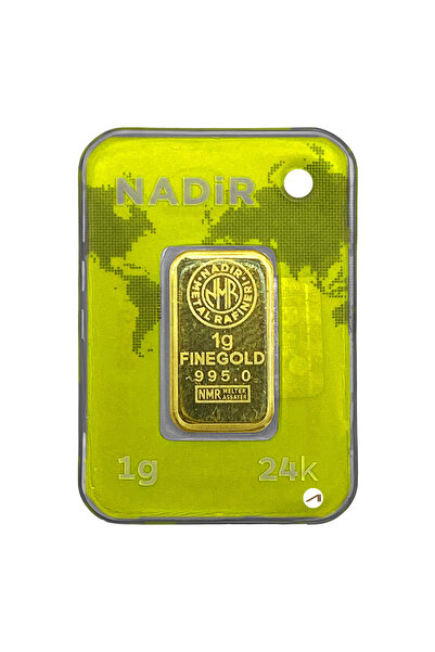 Nadir Gold 1 gr 24 Ayar Nadirgold gram Altın (DİKDÖRTGEN)