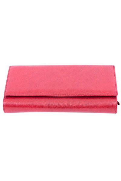 Toro Nero Women's wallet made of genuine leather, red Reset