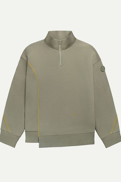 KAFT Φούτερ Unisex με μισό φερμουάρ - Ploid - Concrete