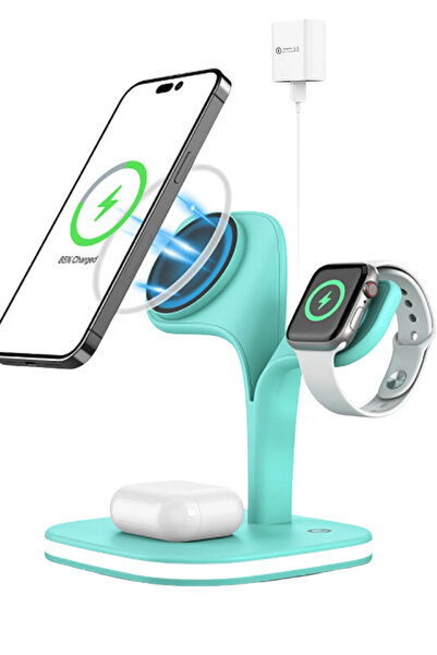 NewFace YM-UD22 Kablosuz Şarj Masaüstü Set - Yeşil 1492421709