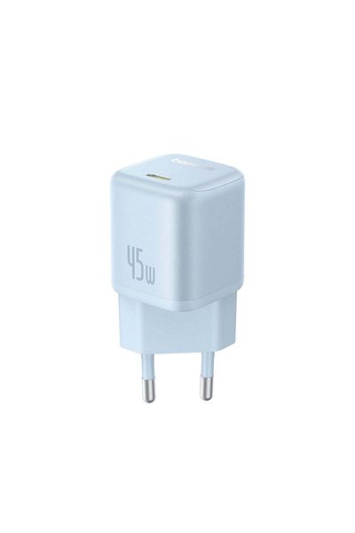 Baseus Încărcător, Baseus, GaN, încărcare rapidă, 45W, USB-C, PicoGo, albastru