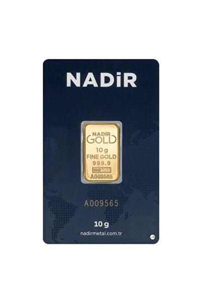 Nadir Gold 10 gr 24 Ayar 999.9 Milyem Nadirgold Gram Altın