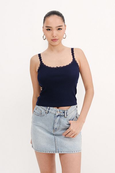 Addax Bow Detailed Tank Top A1670-E8