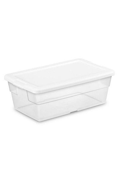 Sterilite Lightweight Rectangular Shoe Storage Box 5.6 Liter