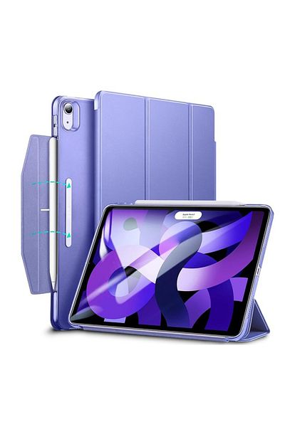 ESR Husă pentru iPad Air 4 2020 / Air 5 2022 / Air 11 2024 / Air 11 2025, tip carte, pliabilă - violet