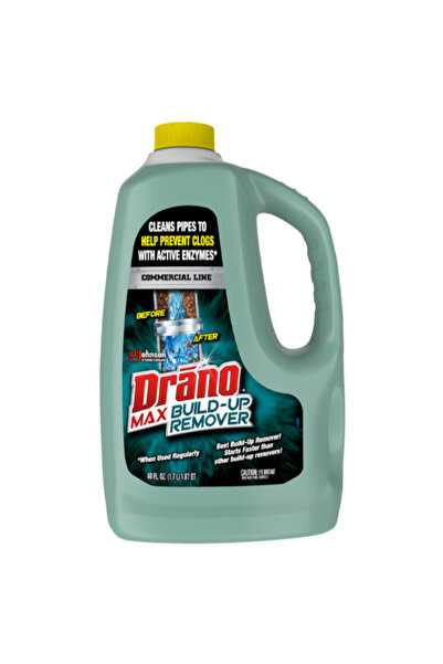 Drano مزيل انسداد البالوعة ماكس بيلد أب ريموفر ومنظف 1.7 لتر