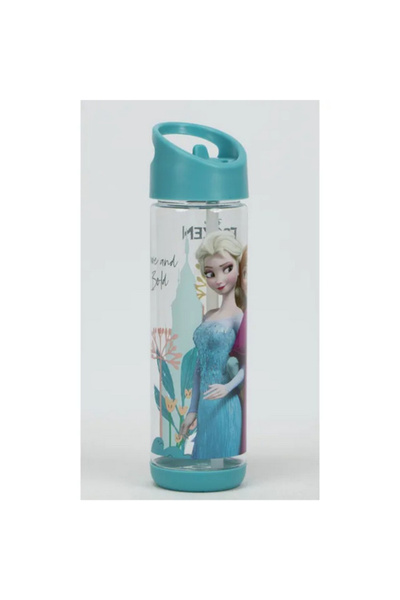 SUNCE Disney Frozen Plastic Water Bottle with Straw 500 ml