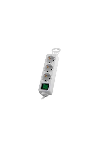 S-LINK Socket 3 Pin 1.5 m Current Protected Sl-Spg-F03 White