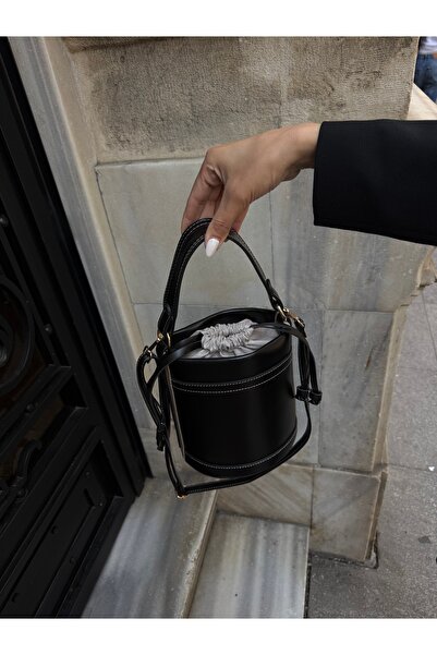 ALTUDA Women's Drawstring Cross Strap Shoulder Bag Mason